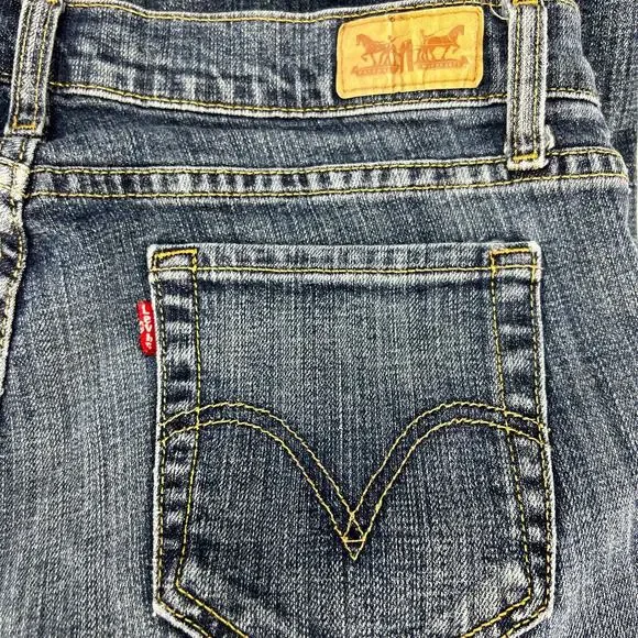 Levi's 529 Jeans Women's 31x30 (12) Blue Curvy Boot Cut Preppy Normcore - Picture 11 of 15